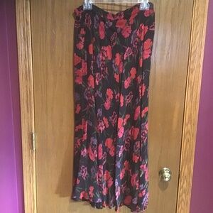 Sara Arizona Fully Lined Floral Evening Skirt, Size S
